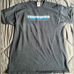 Throwdown Mens Band T-Shirt, Size L